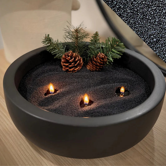 Cera de Vela Perlada - Negro